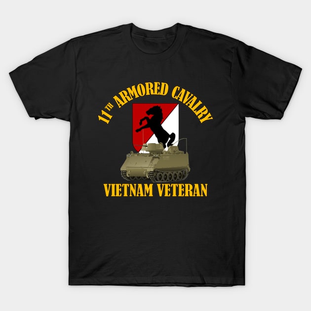 11th ACR Vietnam M113 T-Shirt by MilitaryVetShop